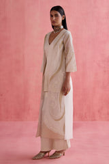 Shireen - Ivory Jacket Set