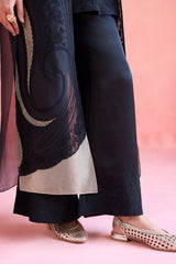 Shireen - Black Jacket Set