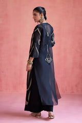 Shireen - Black Jacket Set