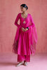 Gul Anarkali Set - Fuchsia