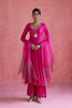 Gul Anarkali Set - Fuchsia