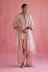 Inaya - Blush Pink Farshi Salwar Set