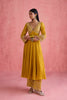 Afsana Anarkali Set - Mustard
