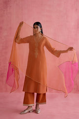 Rumi - Orange Kurta Set
