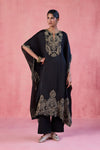Zoya - Black Kaftan Set