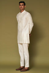 Ivory Dori Embroidered Kurta Set