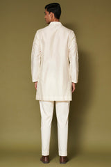 Ivory Dori Embroidered Kurta Set
