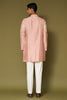 Blush Pink Dori Embroidered Kurta Set