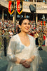 Sara Ali Khan in Ivory Silk Chanderi Anarkali Set