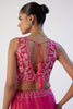 Fuchsia Pink Dori and Sequins Embroidered Lehenga Set