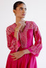 Fuchsia Pink Silk Chanderi Dori Embroidered Anarkali Set