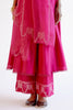 Fuchsia Pink Silk Chanderi Dori Embroidered Anarkali Set