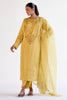 Yellow Dori and Sequins Embroidered Kurta and Dhoti Set