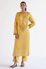 Yellow Dori and Sequins Embroidered Kurta and Dhoti Set