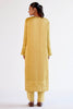 Yellow Dori and Sequins Embroidered Kurta and Dhoti Set