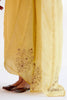 Yellow Dori and Sequins Embroidered Kurta and Dhoti Set