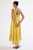 Yellow Dori and Sequins Embroidered Anarkali Set