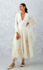 Ivory Embroidered Chanderi Anarkali Set