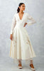Ivory Embroidered Chanderi Anarkali Set