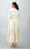Ivory Embroidered Chanderi Anarkali Set