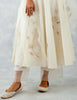 Ivory Embroidered Chanderi Anarkali Set