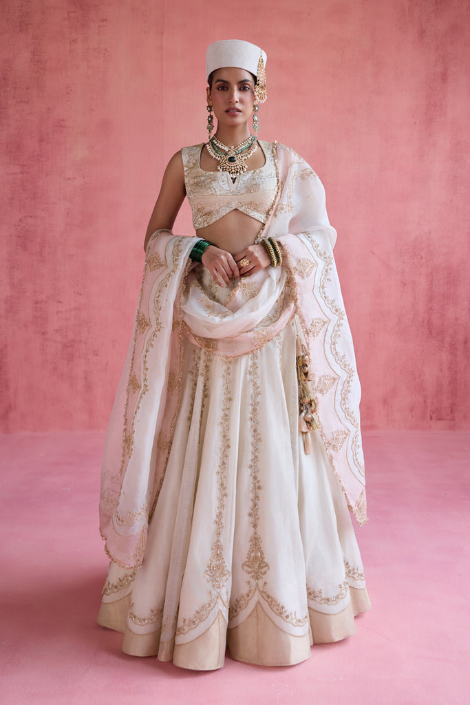 Sitara Lehenga Set - Ivory