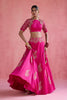 Inayat Lehenga Set - Fuchsia