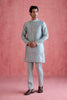 Azaan Kurta set - Ice Blue
