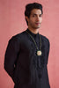 Azaan Kurta set - Black
