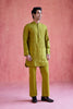 Faiz Kurta Set - Green