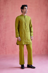 Faiz - Green Kurta Set