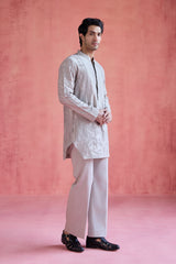 Raza - Grey Kurta Set