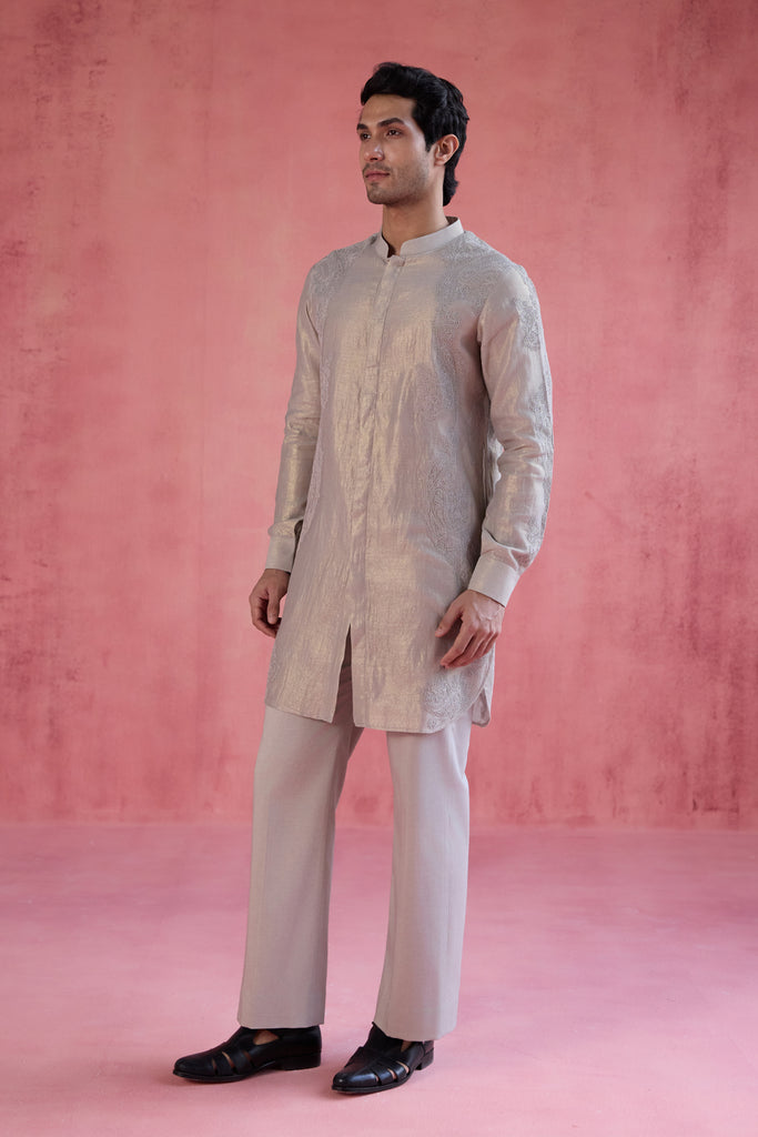 Kamil Kurta Set - Grey