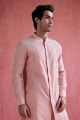 Kamil - Blush Pink Kurta Set