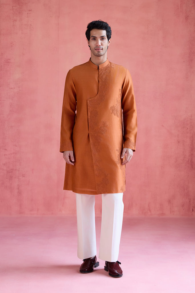 Asar Kurta Set - Orange