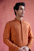 Falak Kurta Set - Orange