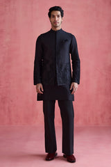 Aftaab - Black Bundi Set