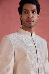 Fateh - Ivory Jacket Set