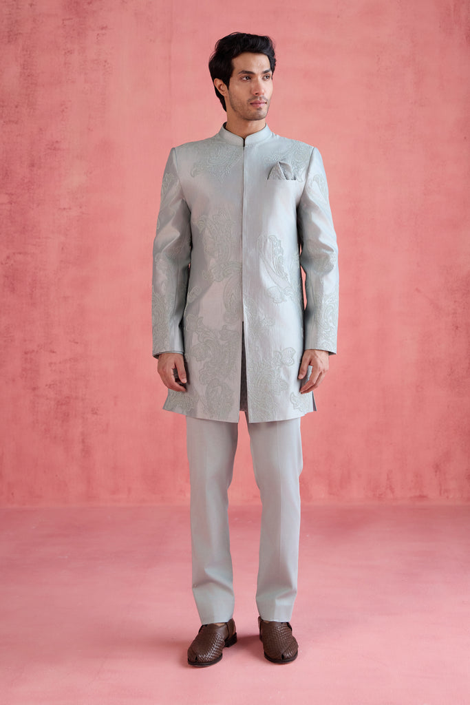 Janaab  Bundi set - Ice Blue