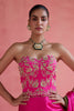 Yasmin Saree Set - Fuchsia