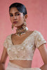 Zeba Saree Set - Ivory