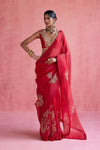 Zohra - Red Saree Set