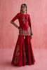Alya Sharara Set - Red