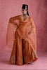Huma Sharara Set - Orange