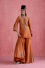 Huma Sharara Set - Orange