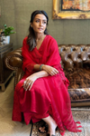 Namrata Shirodkar in Red Kurta Set