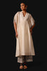 Ivory Silk Chanderi Kaftan Set