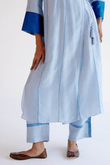 Alia Bhatt in Light Blue Summer Tussar Angrakha Set