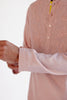Blush Pink Embroidered Silk Chanderi Kurta