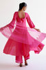 Fuchsia Pink Anarkali Set with Dori Embroidery